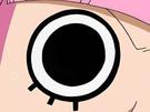 perona one piece cheveux rose yeux noir frange atropos fic bloop
