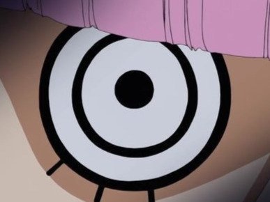 Sticker perona one piece cheveux rose yeux noir frange atropos fic bloop par Bl0op