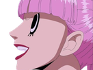 perona one piece cheveux rose yeux noir frange atropos fic bloop