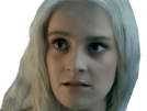 helaena targaryen hotd house of the dragon reine queen blonde femme fille sah regard enervee
