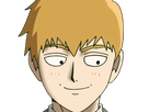 arataka reigen mob psycho 100 anime manga homme blond yeux noirs medium patron mentor
