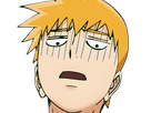 arataka reigen mob psycho 100 anime manga homme blond yeux noirs medium patron mentor