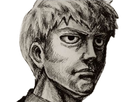 arataka reigen mob psycho 100 anime manga homme blond yeux noirs medium patron mentor
