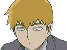 arataka reigen mob psycho 100 anime manga homme blond yeux noirs medium patron mentor