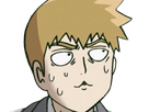 arataka reigen mob psycho 100 anime manga homme blond yeux noirs medium patron mentor