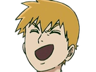 arataka reigen mob psycho 100 anime manga homme blond yeux noirs medium patron mentor