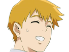 arataka reigen mob psycho 100 anime manga homme blond yeux noirs medium patron mentor