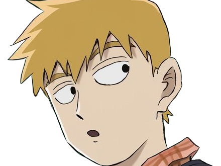 Sticker arataka reigen mob psycho 100 anime manga homme blond yeux noirs medium patron mentor par Dark-63