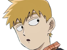 arataka reigen mob psycho 100 anime manga homme blond yeux noirs medium patron mentor