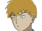 arataka reigen mob psycho 100 anime manga homme blond yeux noirs medium patron mentor