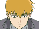 arataka reigen mob psycho 100 anime manga homme blond yeux noirs medium patron mentor
