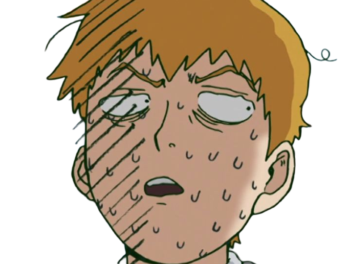 Sticker arataka reigen mob psycho 100 anime manga homme blond yeux noirs medium patron mentor par Dark-63