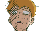 arataka reigen mob psycho 100 anime manga homme blond yeux noirs medium patron mentor