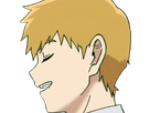 arataka reigen mob psycho 100 anime manga homme blond yeux noirs medium patron mentor