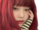 pink hair girl japanese by ccaym