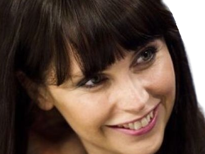 Sticker felicity jones star wars cheveux noir yeux vert poetesse non romancable dommage erato fic bloop par Bl0op
