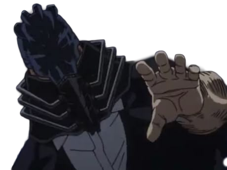 Sticker all for one afo my hero academia mha anime manga antagoniste villain zen shigaraki masque par Dark-63