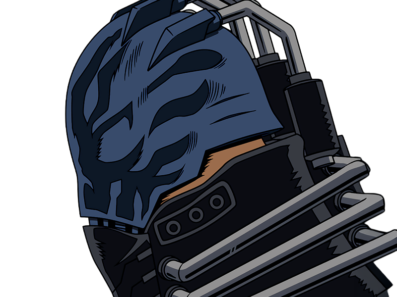Sticker all for one afo my hero academia mha anime manga antagoniste villain zen shigaraki masque par Dark-63