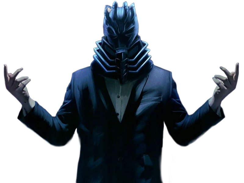 Sticker all for one afo my hero academia mha anime manga antagoniste villain zen shigaraki masque par Dark-63