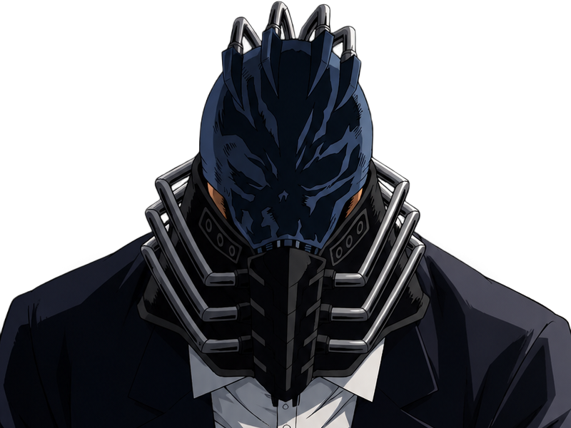 Sticker all for one afo my hero academia mha anime manga antagoniste villain zen shigaraki masque par Dark-63