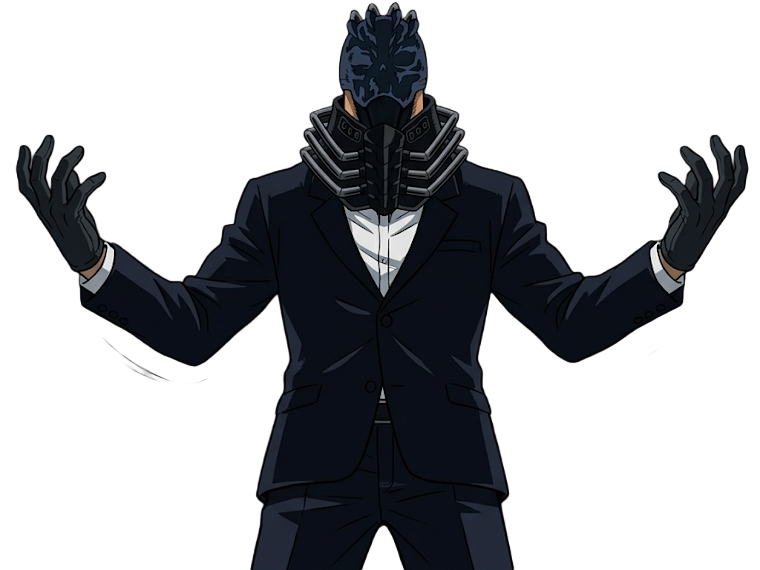 Sticker all for one afo my hero academia mha anime manga antagoniste villain zen shigaraki masque par Dark-63