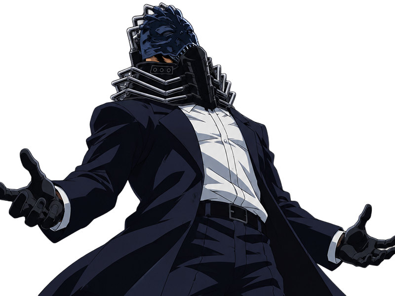 Sticker all for one afo my hero academia mha anime manga antagoniste villain zen shigaraki masque par Dark-63