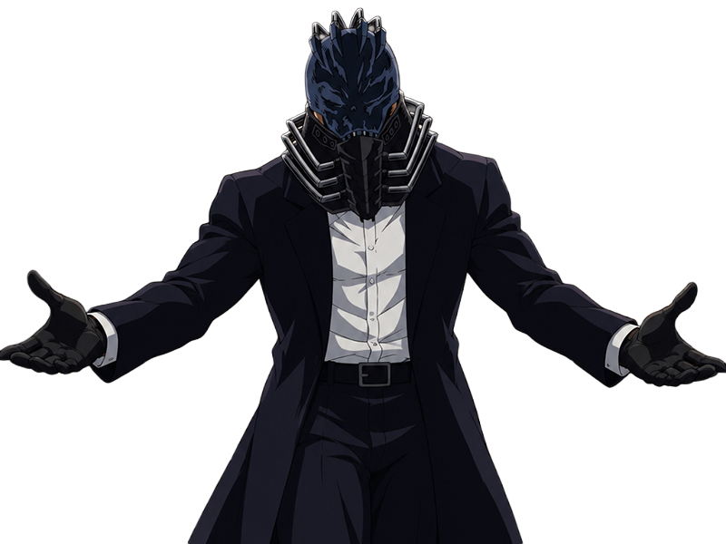 Sticker all for one afo my hero academia mha anime manga antagoniste villain zen shigaraki masque par Dark-63