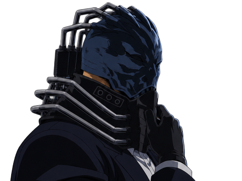 Sticker all for one afo my hero academia mha anime manga antagoniste villain zen shigaraki masque par Dark-63