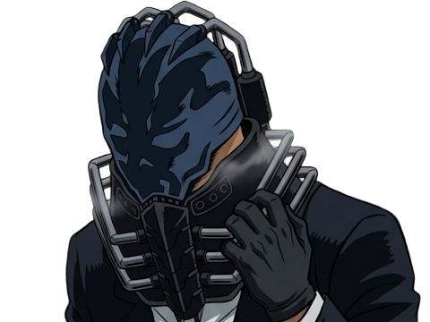Sticker all for one afo my hero academia mha anime manga antagoniste villain zen shigaraki masque par Dark-63