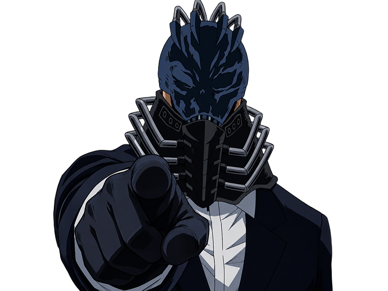 Sticker all for one afo my hero academia mha anime manga antagoniste villain zen shigaraki masque par Dark-63