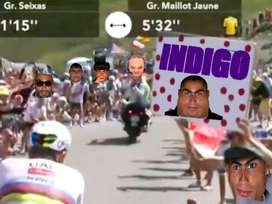 indigo cyclisme ronaldo tour de france indigros gros allez adam