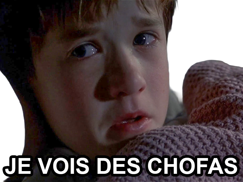 Sticker vois chofas partout tout le temps peur gaucho gauchiste pleur chiale fachos par Madza