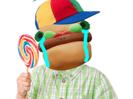 hambourger ham bourger op fic enfant tete penchee penche larmes triste pleure