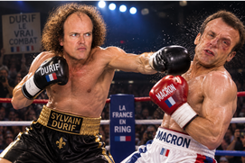 sylvain pierre durif grand monarque christ cosmique pape elvita boxe ring macron