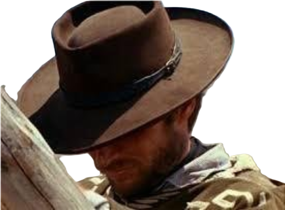 Sticker cowboy clint eastwood par PROLISSOU