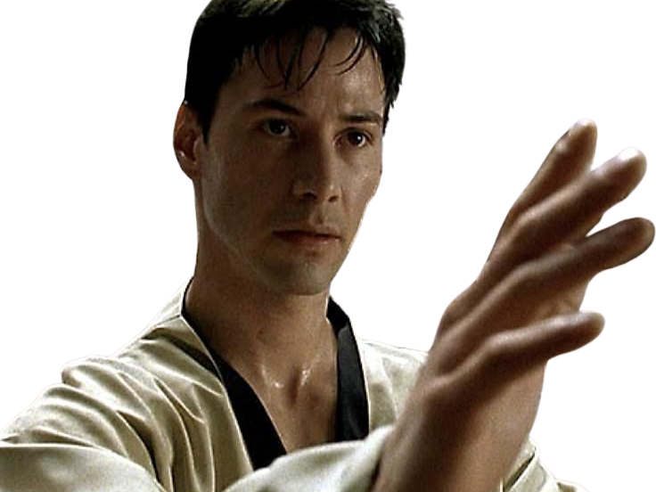 Sticker neo anderson matrix keanu reeves zeff fic bloop par Bl0op