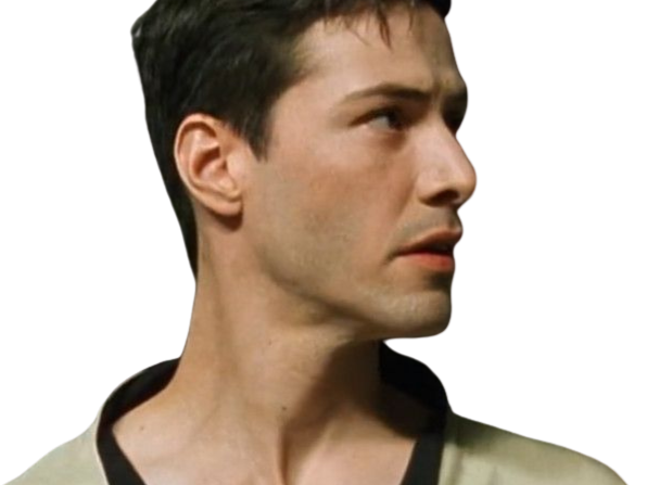 Sticker neo anderson matrix keanu reeves zeff fic bloop par Bl0op