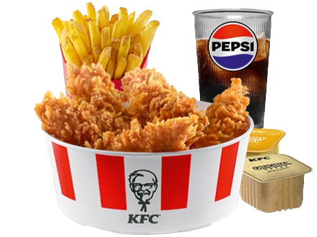 Sticker kfc k f c poulet fast food fastfood junk nourriture miam appetit manger mange faim knifos par Knifos