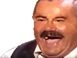 Sticker risitas jesus rire par dexterboon45