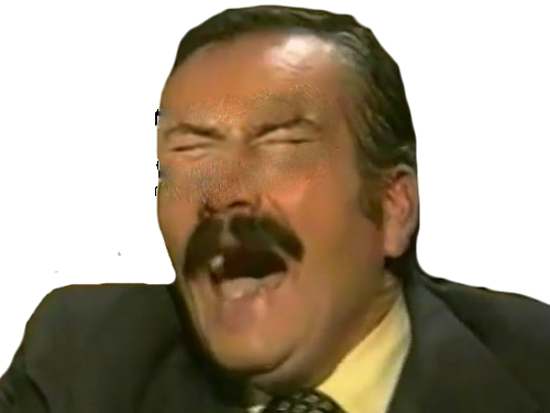 Sticker rire risitas jesus par dexterboon45