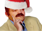 Sticker risitas noel sceptique par Kyubey-
