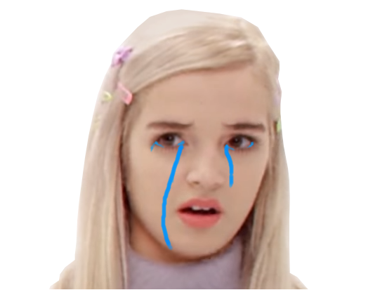 fille femme pleure poppy