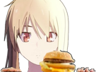 hamburger-fille-shiina-sakurasou-kikoojap-faim-mashiro