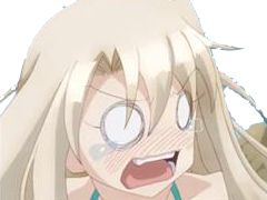 illya kikoojap illyasviel von einzbern fate anime loli fille blonde prisma peur