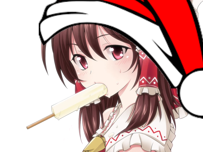 glace touhou kikoojap reimu noel