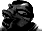 Sticker creepy risitas omg monstre horreur par Immondice-Creator