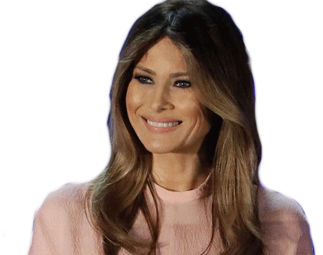 melania sourir trump