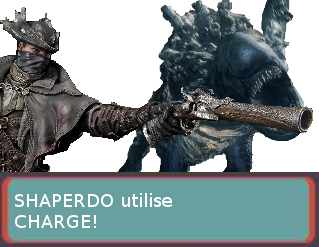 dresseur chasseur requin hunter pokemon other bloodborne flingue