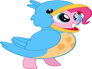 other pony pie rose oiseau my pinkie little
