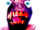 Sticker bizarre monstre omg issou risitas par Immondice-Creator